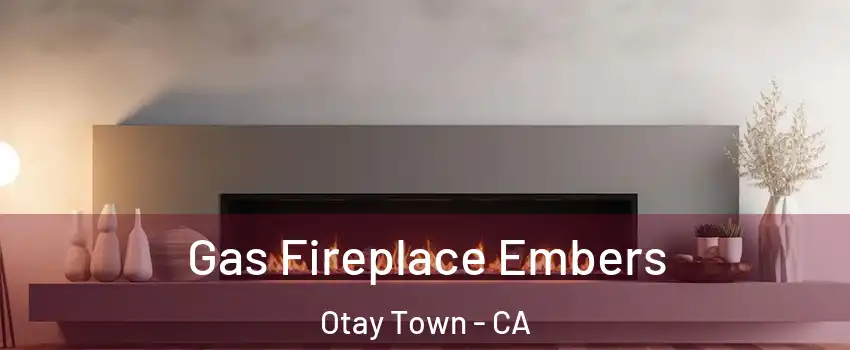 Gas Fireplace Embers Otay Town - CA