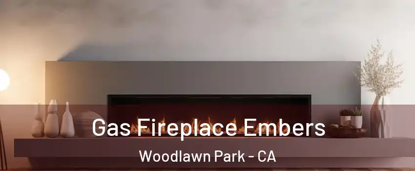 Gas Fireplace Embers Woodlawn Park - CA