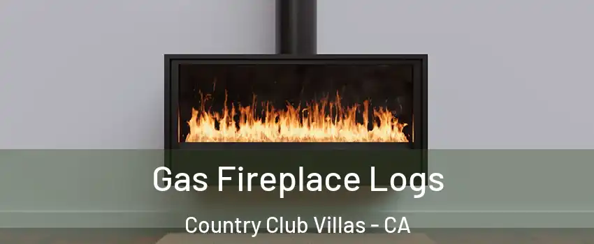 Gas Fireplace Logs Country Club Villas - CA