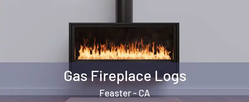 Gas Fireplace Logs Feaster - CA