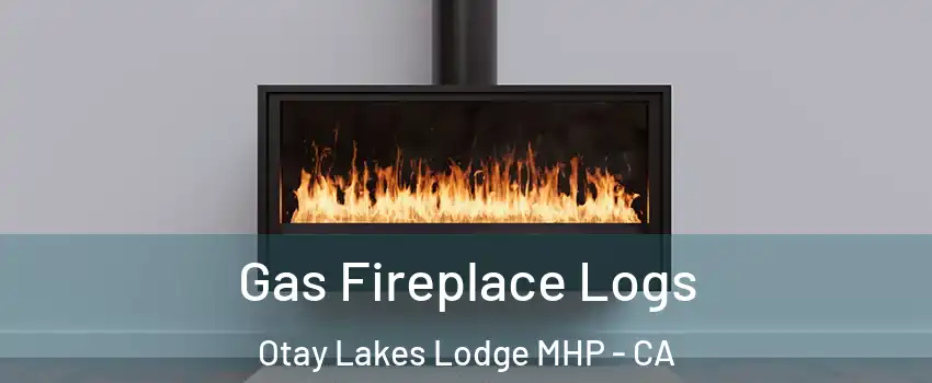 Gas Fireplace Logs Otay Lakes Lodge MHP - CA