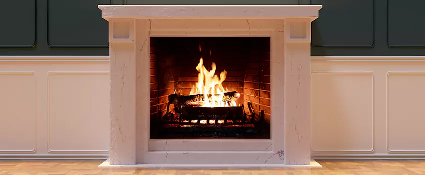 Decorative Electric Fireplace Installation in Rolling Hills Ranch, California