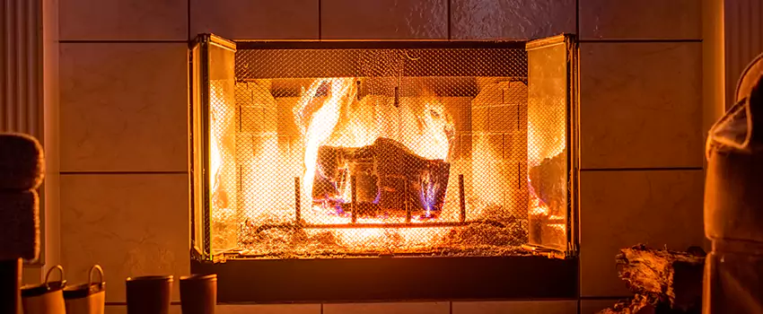 Mendota Hearth Landscape Fireplace Installation in Rolling Hills Ranch, California