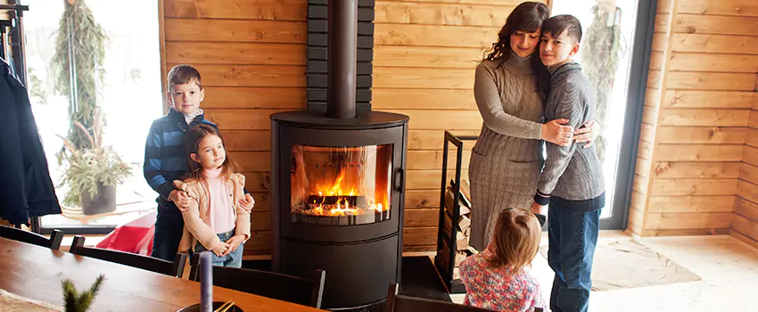 Morso Cast Iron Fireplace Insert Installation in Rolling Hills Ranch, California