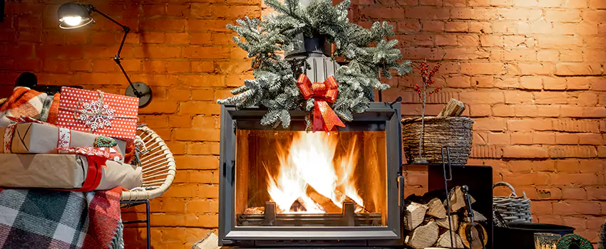 Travis Industries Linear Gas Fireplace Installation in Rolling Hills Ranch, California
