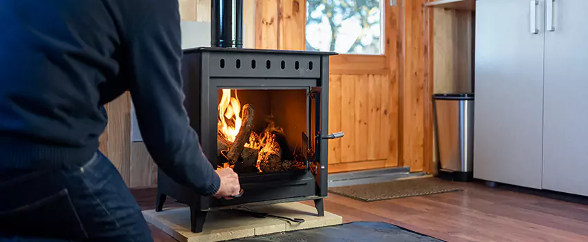 Open Hearth Wood Fireplace Installation in Rolling Hills Ranch, CA