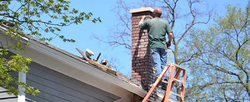 Vinyl and PVC Chimney Flashing Installation in Rolling Hills Ranch, CA