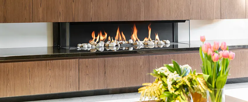 Double-height Fireplace Design Refurbishment in Rolling Hills Ranch, California