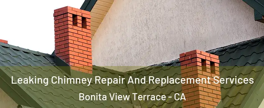 Leaking Chimney Repair And Replacement Services Bonita View Terrace - CA