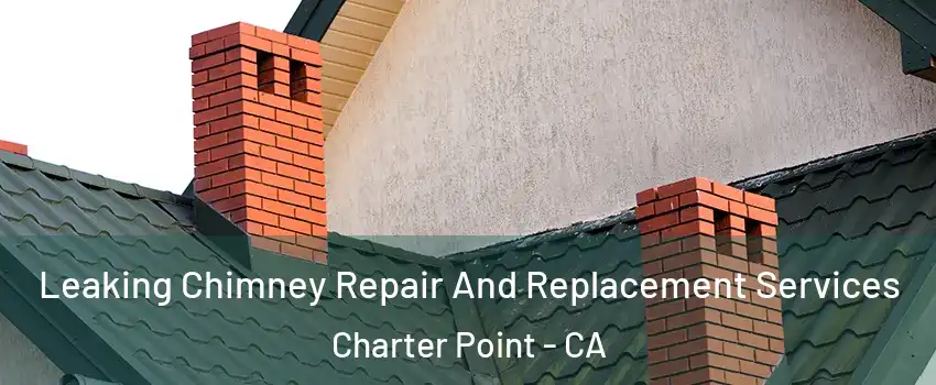 Leaking Chimney Repair And Replacement Services Charter Point - CA