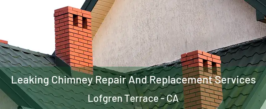 Leaking Chimney Repair And Replacement Services Lofgren Terrace - CA