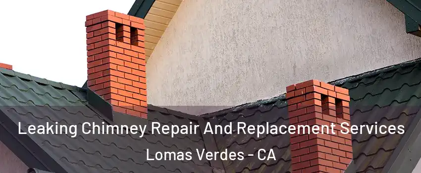Leaking Chimney Repair And Replacement Services Lomas Verdes - CA