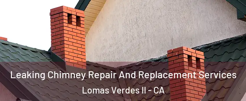 Leaking Chimney Repair And Replacement Services Lomas Verdes II - CA