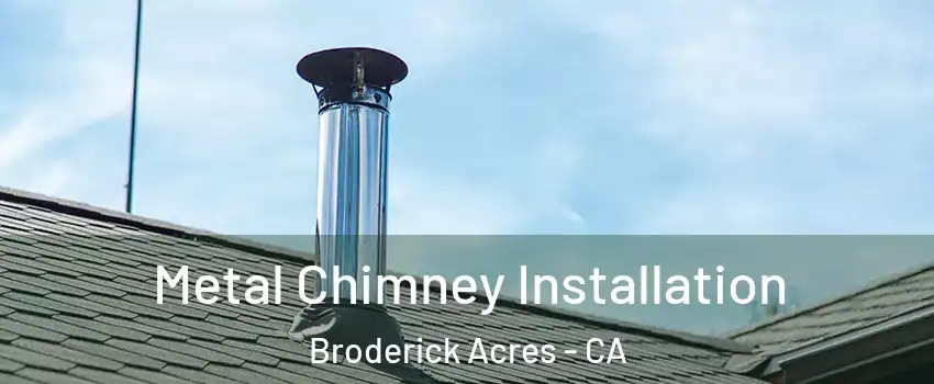 Metal Chimney Installation Broderick Acres - CA