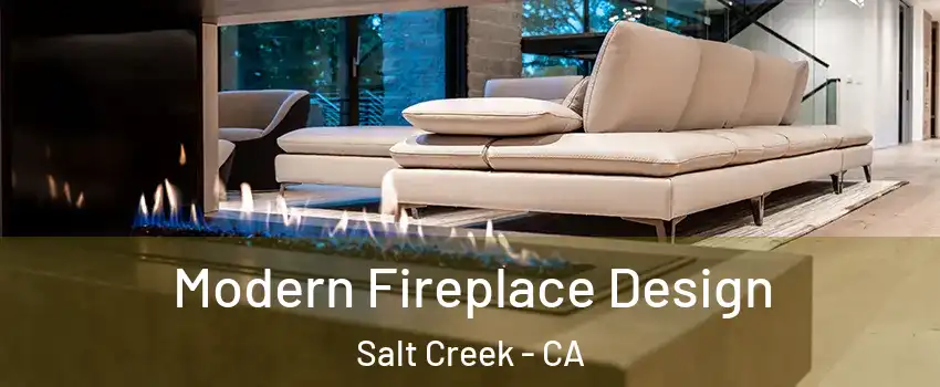 Modern Fireplace Design Salt Creek - CA