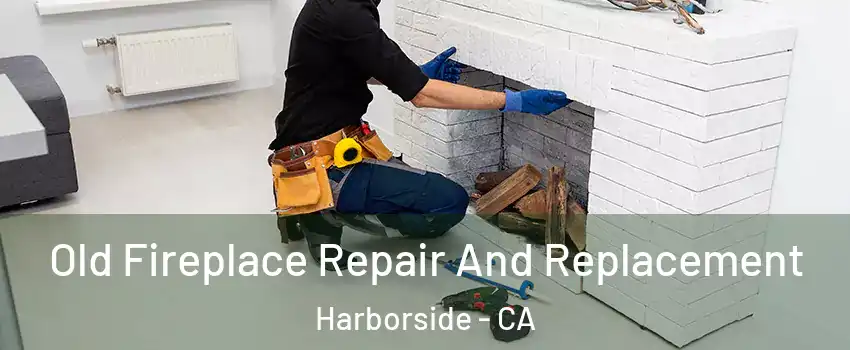 Old Fireplace Repair And Replacement Harborside - CA