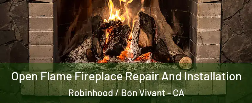 Open Flame Fireplace Repair And Installation Robinhood / Bon Vivant - CA