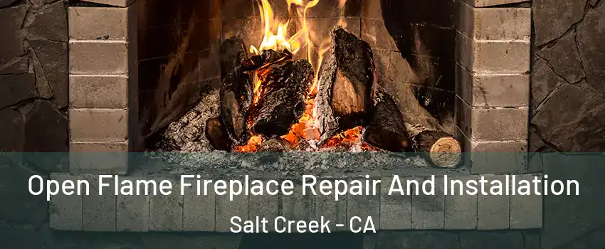 Open Flame Fireplace Repair And Installation Salt Creek - CA