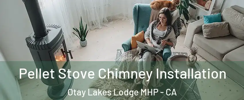 Pellet Stove Chimney Installation Otay Lakes Lodge MHP - CA