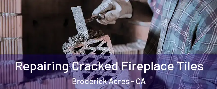 Repairing Cracked Fireplace Tiles Broderick Acres - CA
