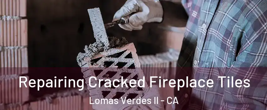 Repairing Cracked Fireplace Tiles Lomas Verdes II - CA