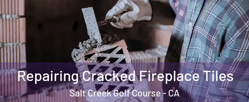 Repairing Cracked Fireplace Tiles Salt Creek Golf Course - CA