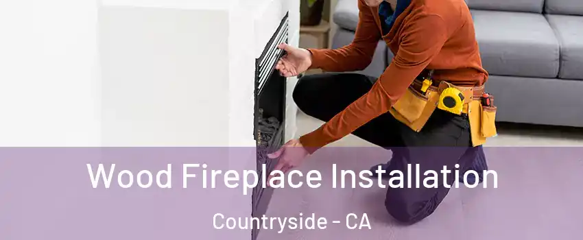 Wood Fireplace Installation Countryside - CA